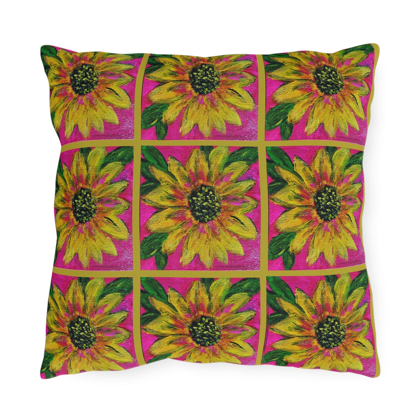 Outdoor Pillows - Sassy Sunflower