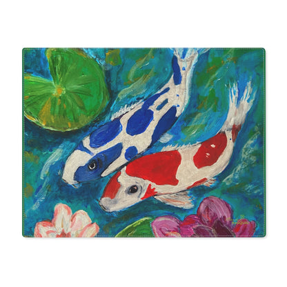 Cotton Placemat - Koi Pond