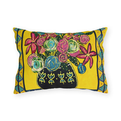 Outdoor Pillows - Festive Flowers