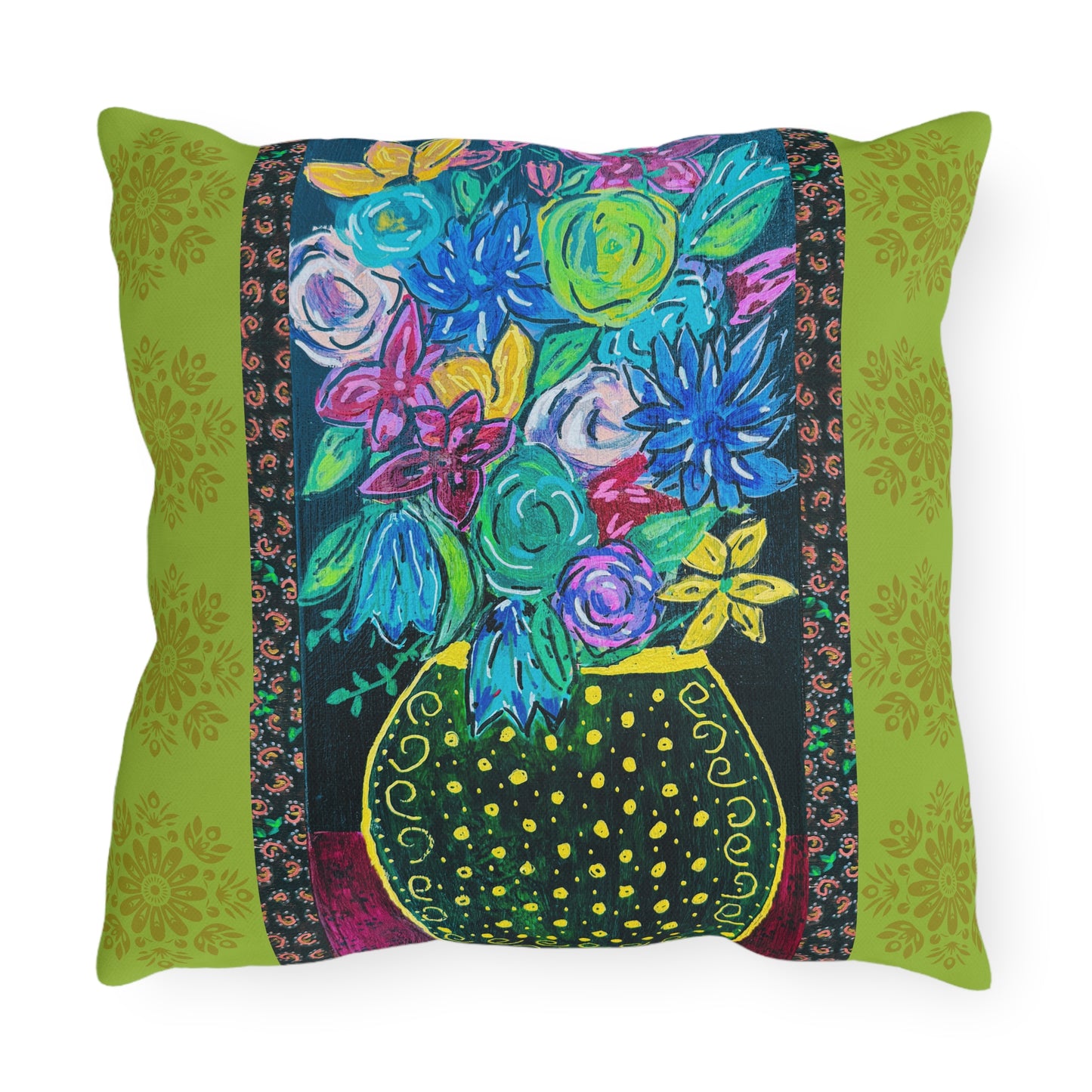 Outdoor Pillows - Spring Green