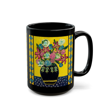 Ceramic Mug - Festive Flowers