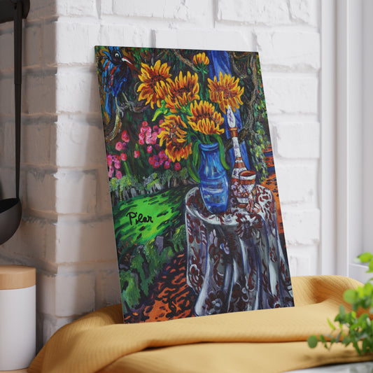 Tempered Glass Cutting Board - Pilar's Garden