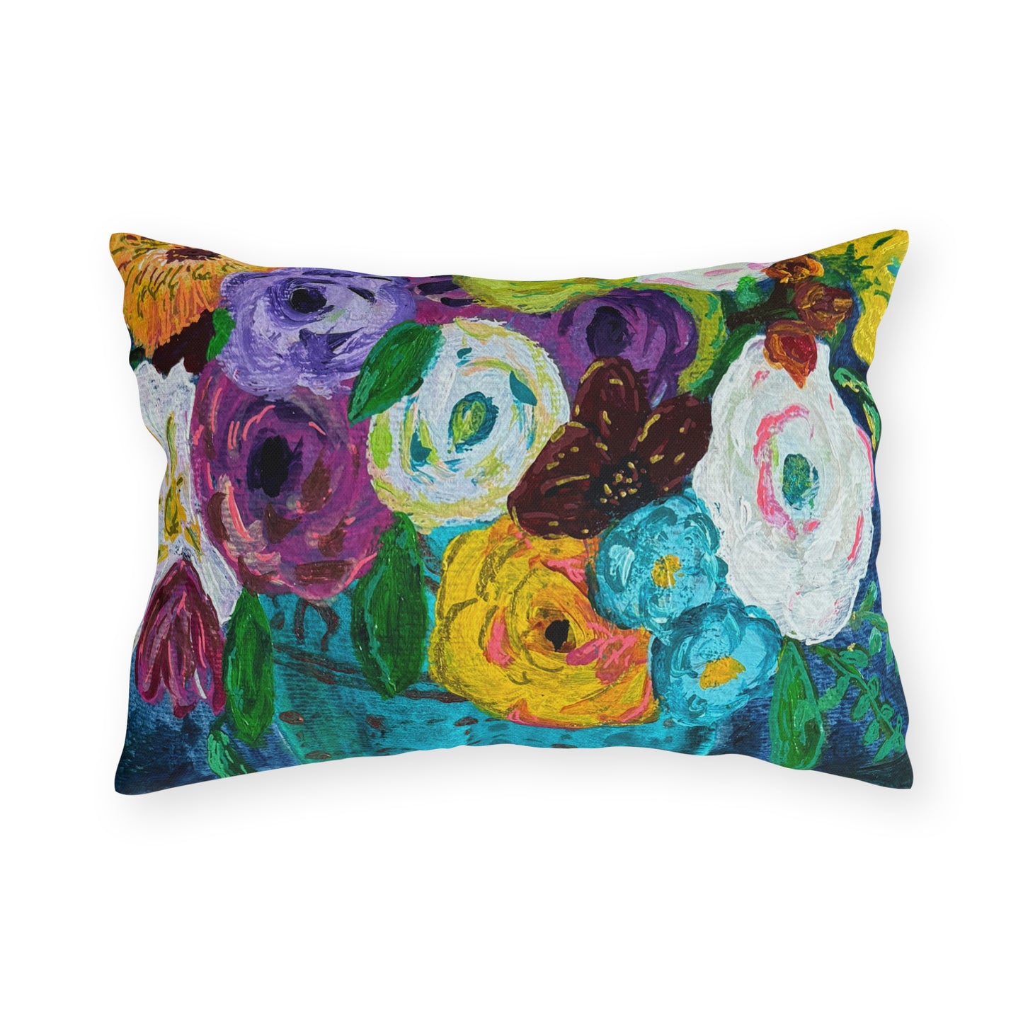 Outdoor Pillows - Springtime Blooms