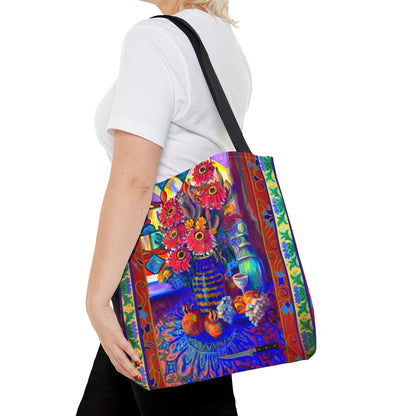 Tote Bag - Kitchen Zinneas