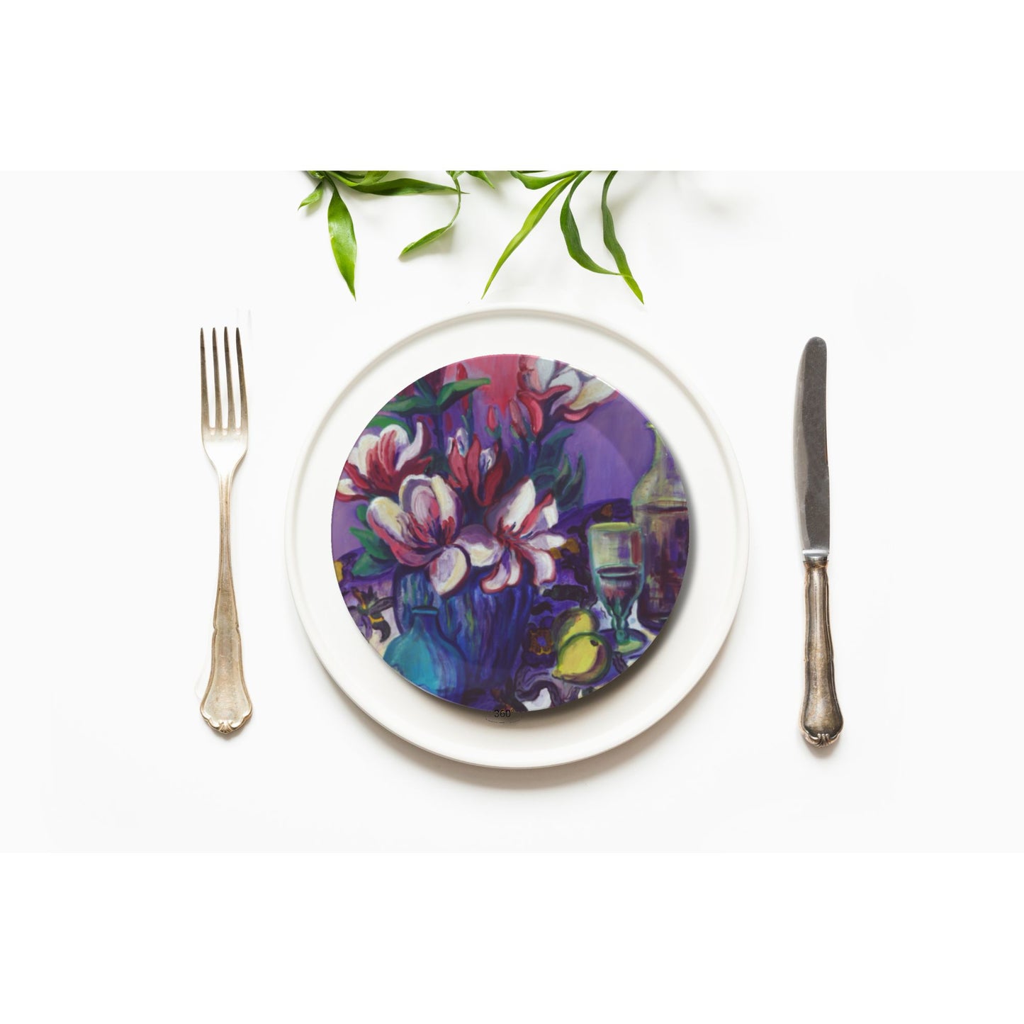 Party Plates  - "Flowers" by Pilar, Set of 4