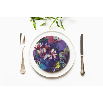 Party Plates  - "Flowers" by Pilar, Set of 4