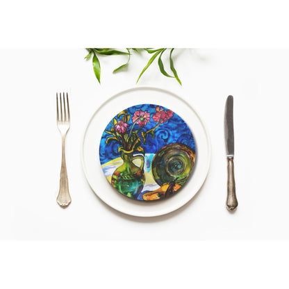 Party Plates  - "Flowers" by Pilar, Set of 4
