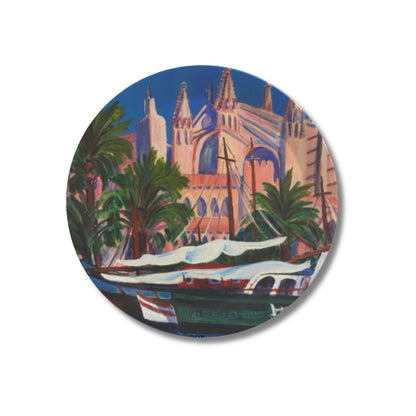 Party Plates  -  "Seascapes" by Pilar,  Set of 4