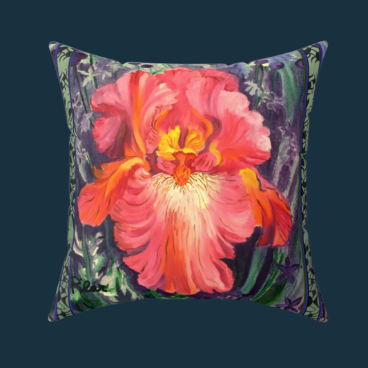 Decorative Pillow - Pink Iris