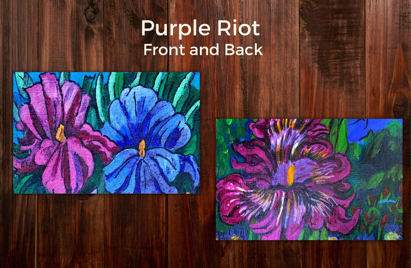 Placemats - Summer Flowers, Indoor/Outdoor (4 styles, Images on Both Sides)