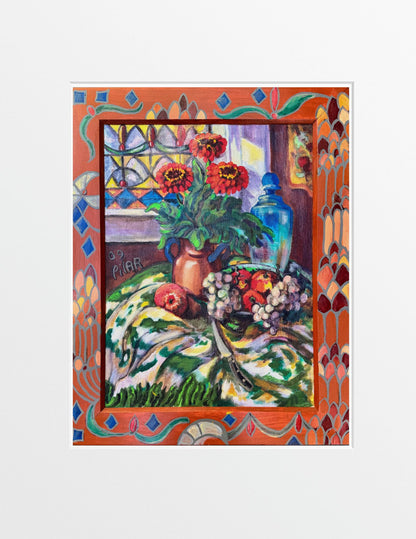 Fine Art Print - Kitchen Zinneas, Pilar Pobil