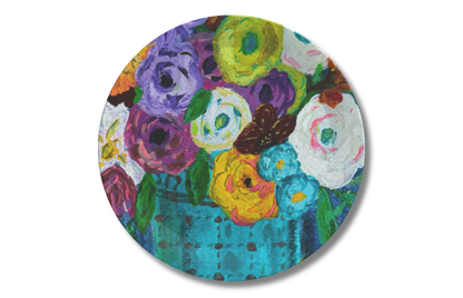 Party Plates - "Springtime Blooms" Set of 4