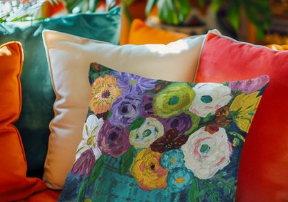 Outdoor Pillows - Springtime Blooms