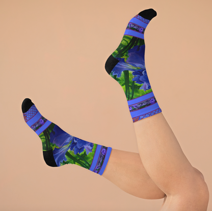 Crew Socks - Purple Iris