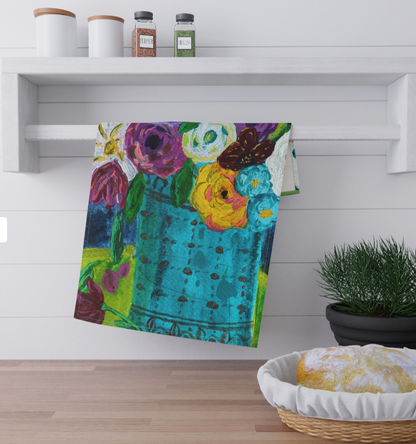 Cotton Tea Towel - Springtime Blooms