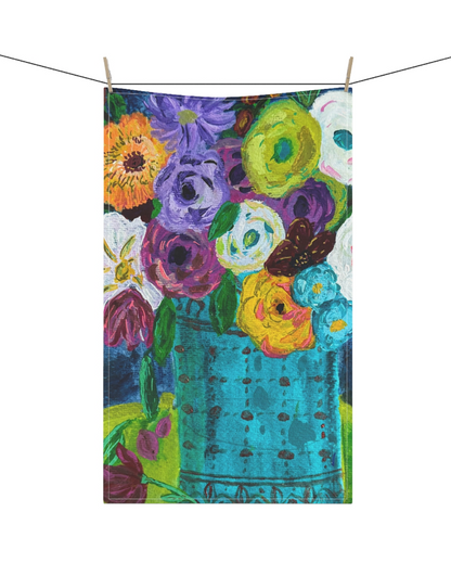 Cotton Tea Towel - Springtime Blooms