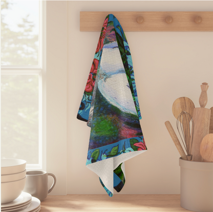 Cotton Tea Towel - Snowy Egret