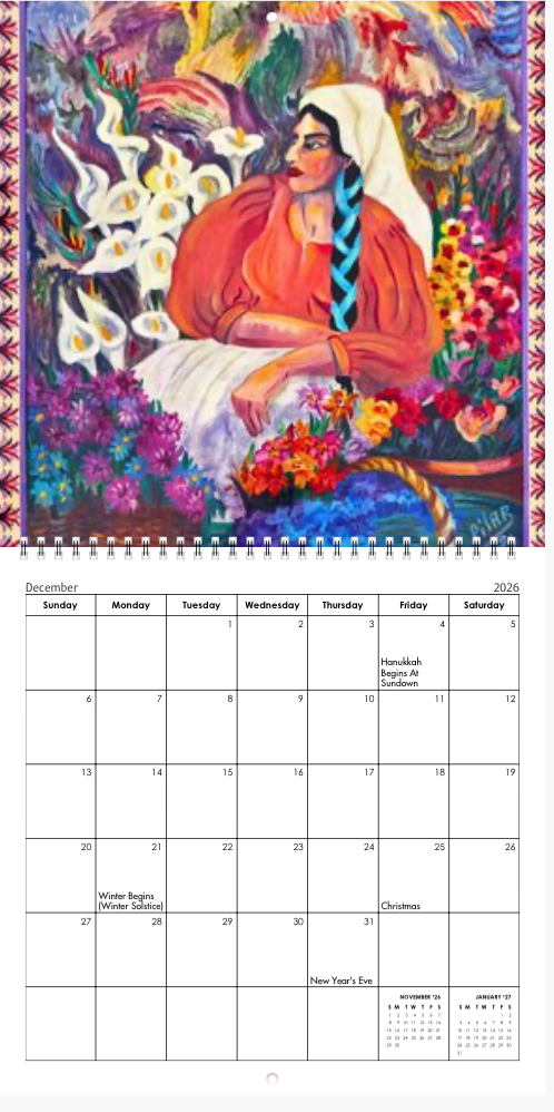 Calendar 2026: Welcome to Casa Pilar!