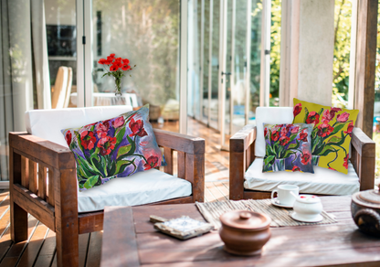 Outdoor Pillows - Poppy Party!