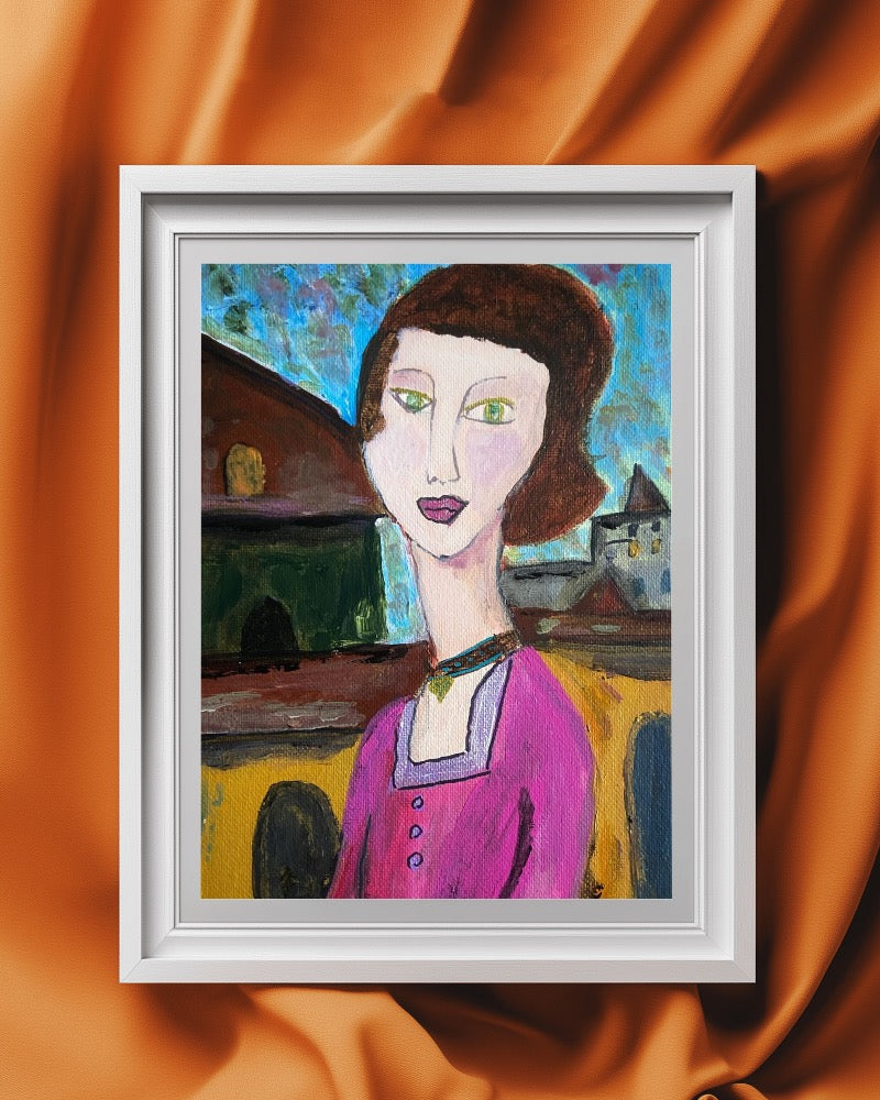 Fine Art Print - "Village Girl" by Monica Pasqual