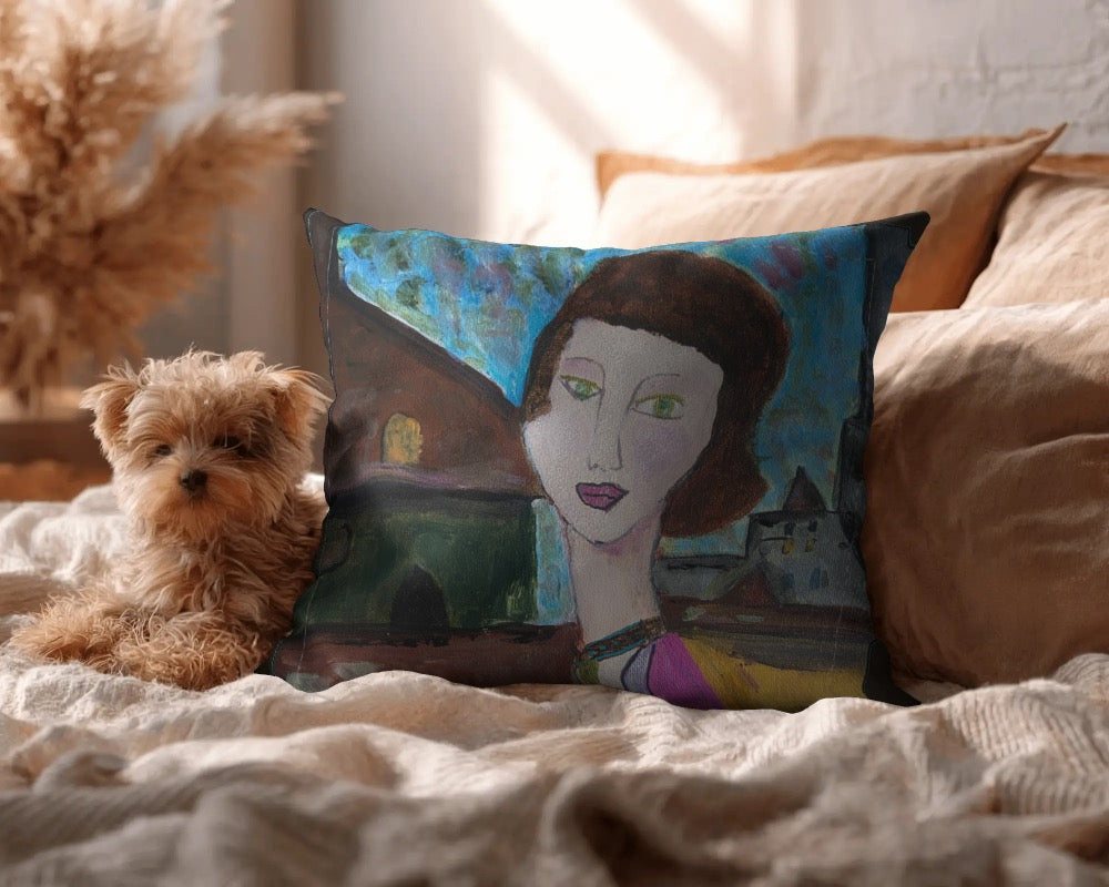 Decorative Pillow - Village Girl