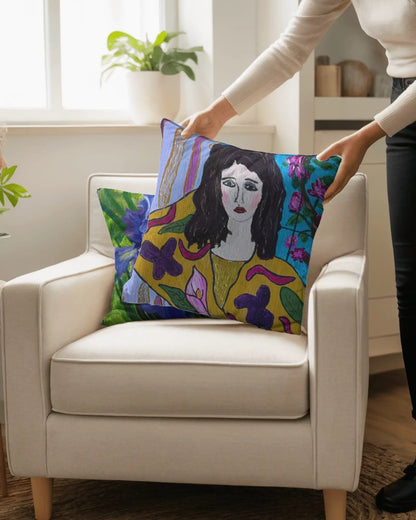 Decorative Pillow - Magnolia Tree