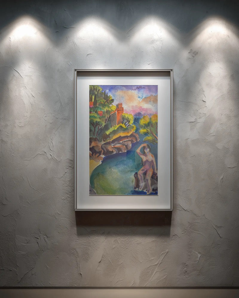 Fine Art Print - The Bather,  Pilar Pobil