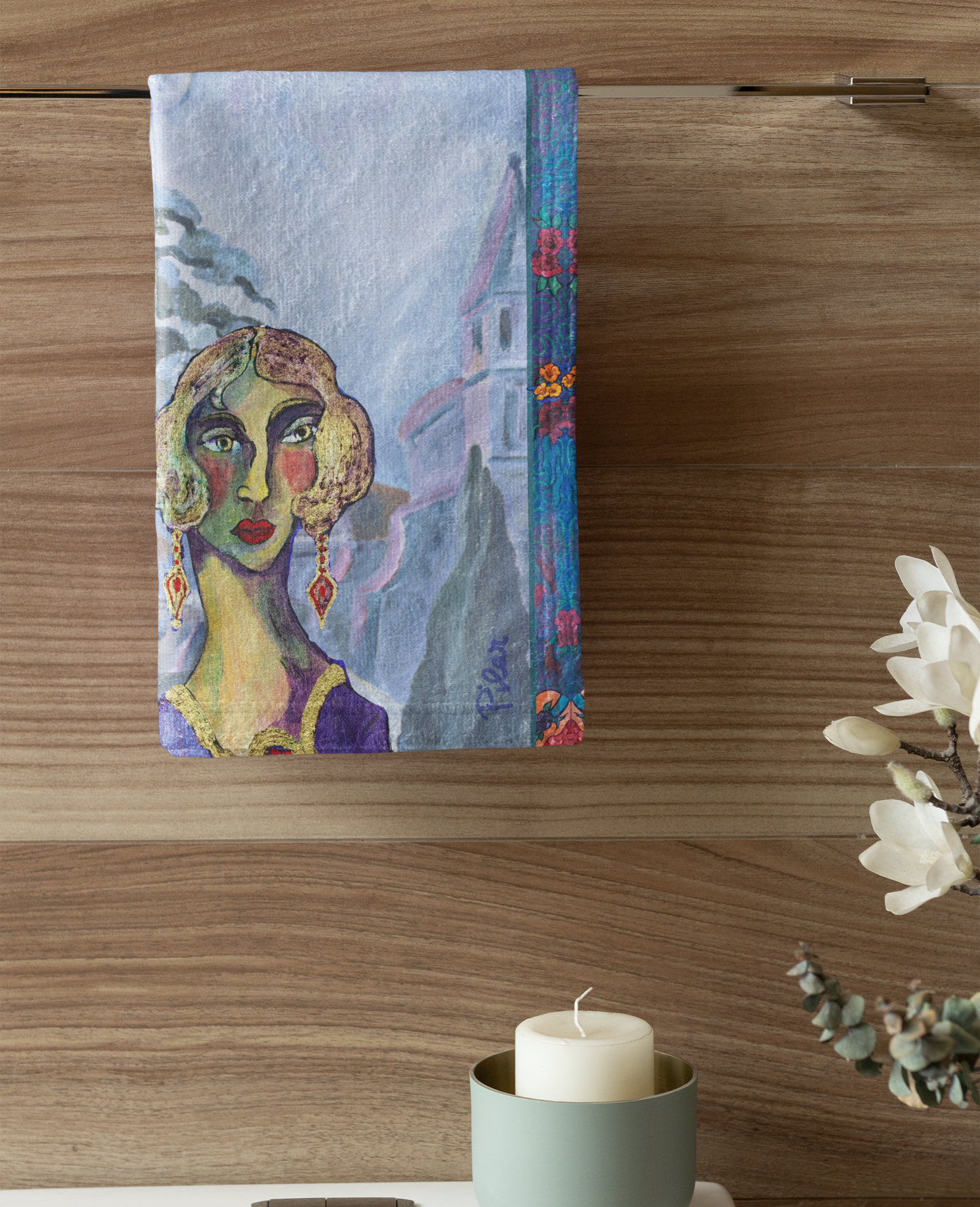 Cotton Tea Towel - Eloise