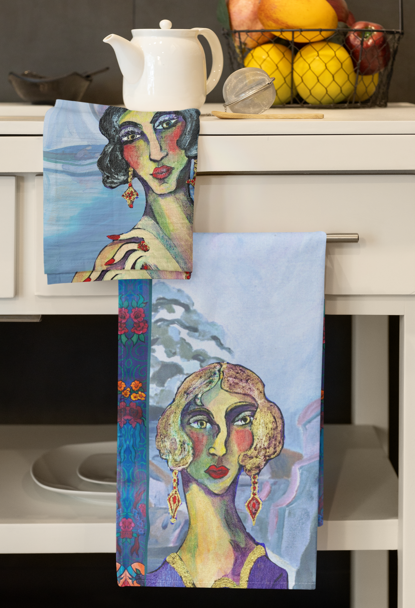 Cotton Tea Towel - Eloise