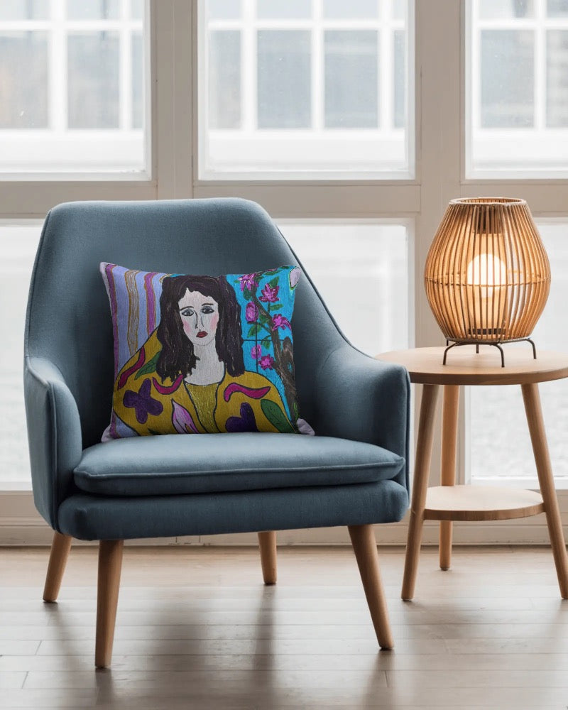 Decorative Pillow - Magnolia Tree