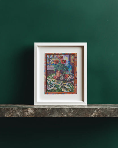 Fine Art Print - Kitchen Zinneas, Pilar Pobil