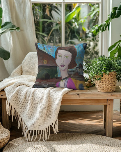 Decorative Pillow - Village Girl