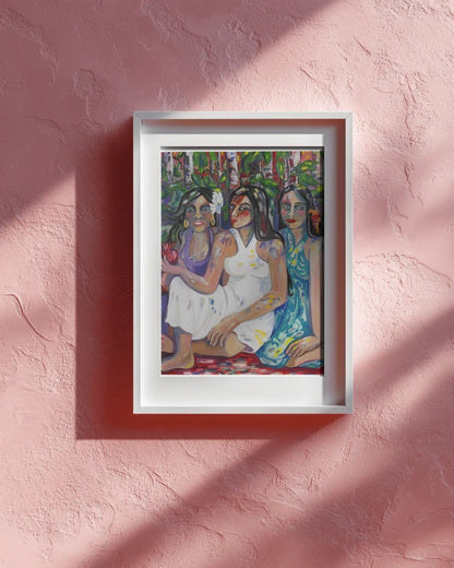Fine Art Print - Tres Hermanas, Pilar Pobil
