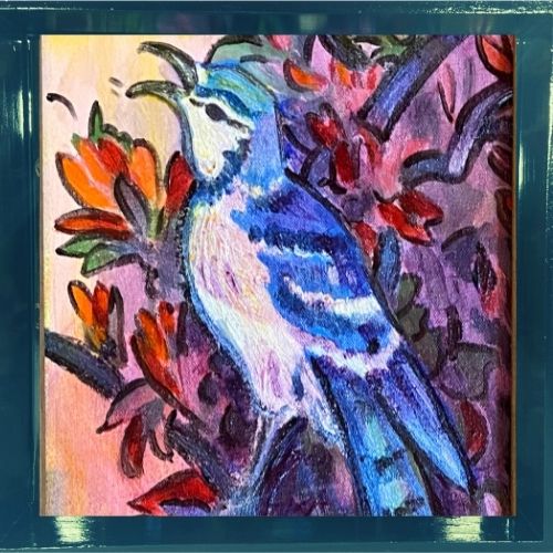 Catch-All Tray - Small Square -Blue Bird