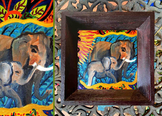 Catch-All Tray - Small Square  - Elephant